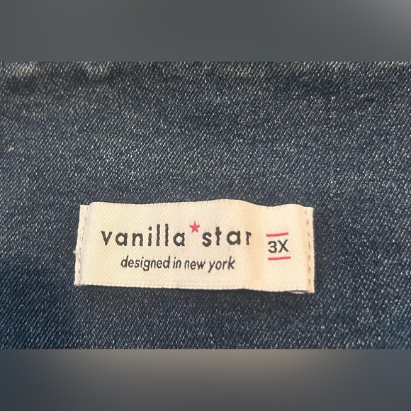 Vanilla Star Dark Blue Flare Stretch Jeans - Picture 4 of 4